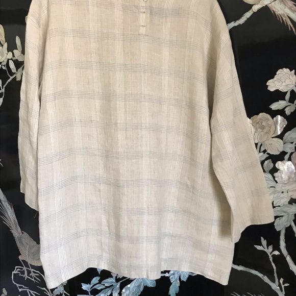 🍦100% organic linen top - Picture 2 of 5